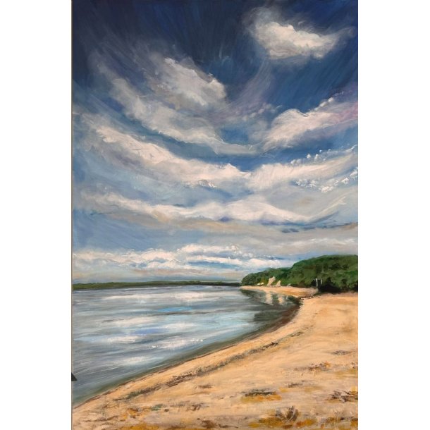 "Boserup Strand Roskilde - Sommer" 80x 120 cm 