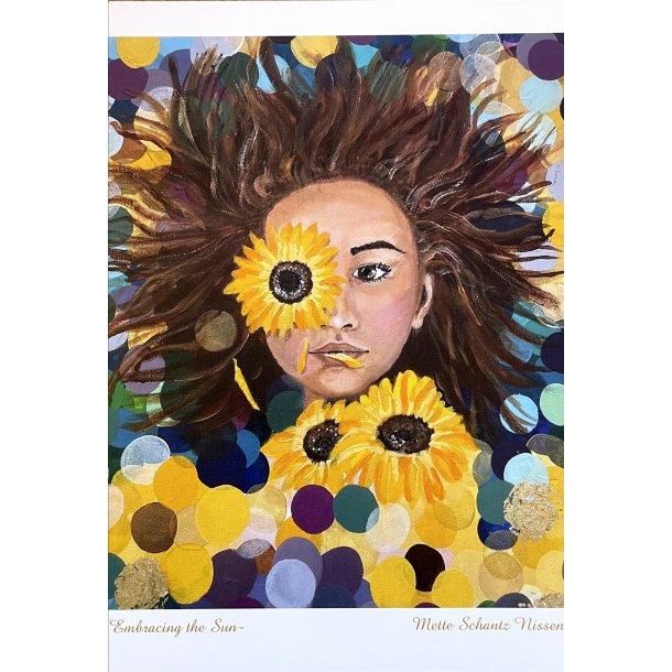 Kunstkort "Embracing the Sun" 15*21 cm