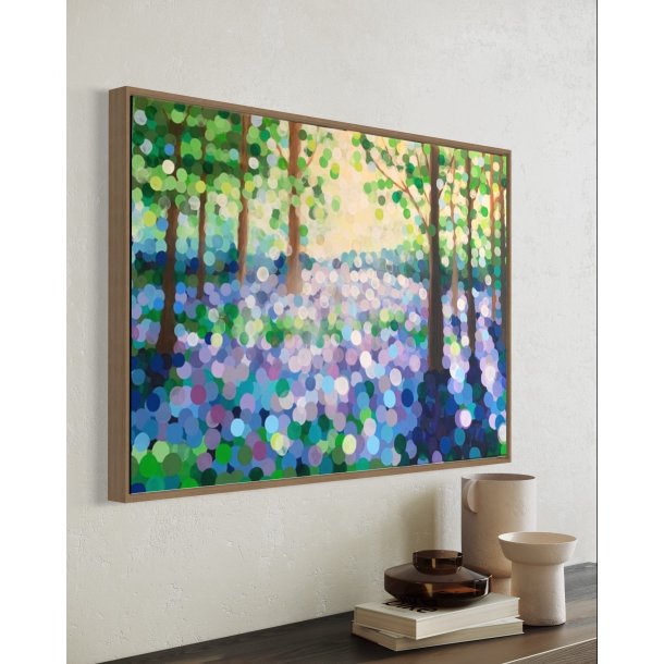 "Cover me in Bluebells" 120x80 cm